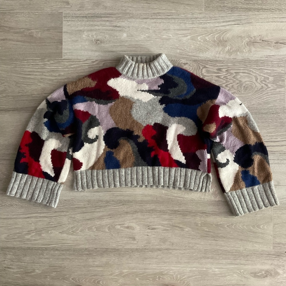 Eleven six alpaca and merino wool sweater